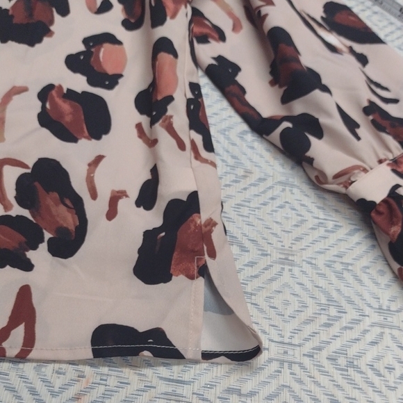 Eloquii Black and Brown Blouse, Office, Formal,Elegant. - Picture 12 of 16